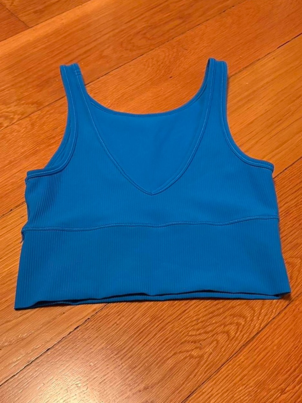 Lululemon Power Pivot Ribbed Reversible Tank Top Blue